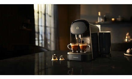 Ekspres kapsułkowy Philips LM8014/60 19 bar czarny