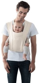 Ergobaby Ergonomiczne nosidełko dla niemowląt bardzo miękkie, kremowe