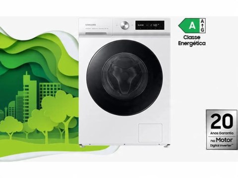 Pralka Samsung WW11BB744DGW AI EcoBubbleo klasie energetycznej A, biała
