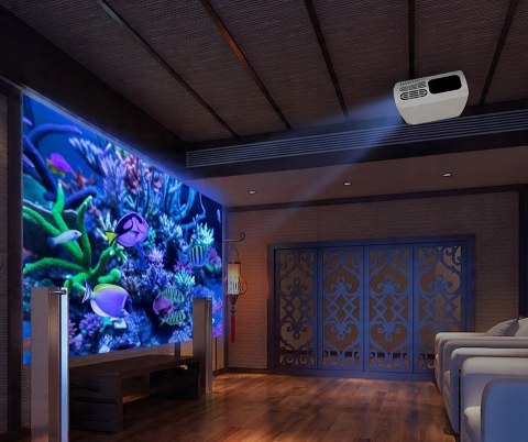 Projektor LED Wimius P63 biały 500 ANSI LUMEN FULL HD