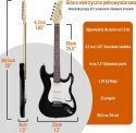 3rd Avenue XF203ABKPK Gitara elektryczna pełnowymiarowa 4/4