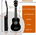 3rd Avenue Ukulele Soprano dla początkujących, 21 cali