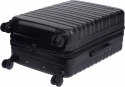 Amazon Basics Twarde walizki czarna, zestaw 3 sztuk (55 cm, 68 cm, 78 cm)