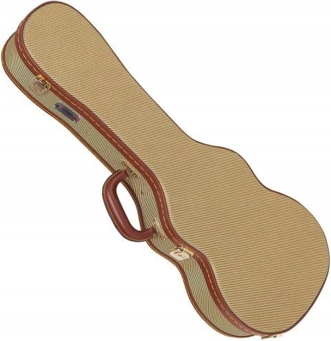 Kinsman Tenor Deluxe ukulele drewniane etui z tweedową osłoną, KUX14