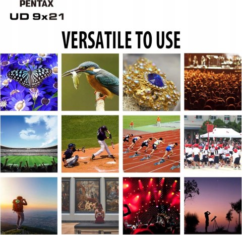 Lornetka Ricoh PENTAX UD 9x21 Pomarańczowa