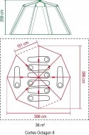 Namiot rodzinny dla 8 osób Coleman Octagon