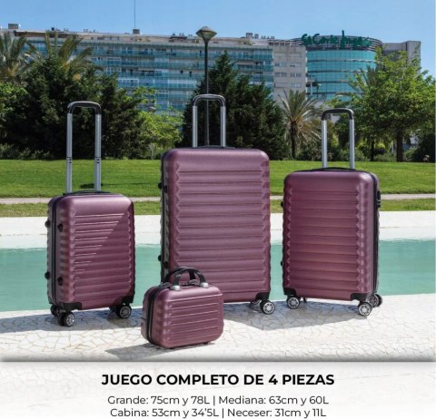 Numada Walizka twarda zestaw tworzywo sztuczne Numada 34 l