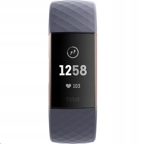 Smartband Fitbit Charge 3 szary