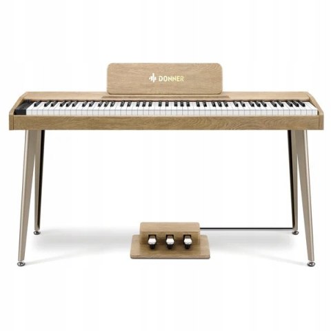 DONNER DDP-60 WOOD GRAIN pianino cyfrowe z dedykowaną ławą