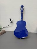Gitara akustyczna Music Alley M-52 rozmiar 1/2 niebieska zestaw pokrowiec