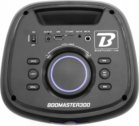 Głośnik przenośny BoomToneDJ BOOMASTER 300 czarny 250 W