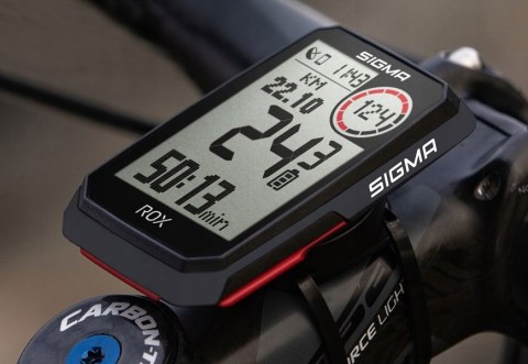 MARKOWA NAWIGACJA ROWEROWA SIGMA ROX 4.0 BLUETOOTH GPS PLMENU WYSOKOŚĆ PULS