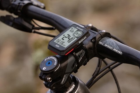 MARKOWA NAWIGACJA ROWEROWA SIGMA ROX 4.0 BLUETOOTH GPS PLMENU WYSOKOŚĆ PULS