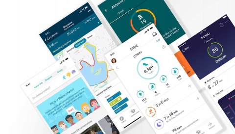 Smartwatch Fitbit Sense czarny