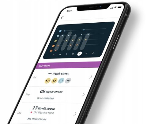 Smartwatch Fitbit Sense czarny