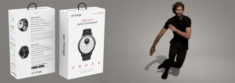 Smartwatch Withings Activite Steel HR Sport biały