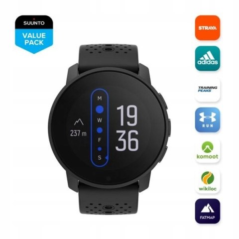 Zegarek sportowy Suunto 9 Peak czarny