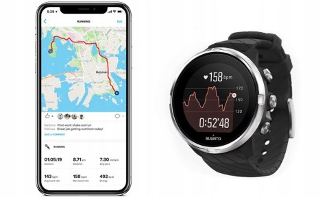 Zegarek sportowy Suunto 9 czarny