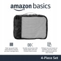 4x Organizer Amazon Basics 34,9 x 24,8 x 7,6 cm czarny