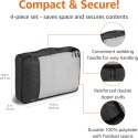 4x Organizer Amazon Basics 34,9 x 24,8 x 7,6 cm czarny