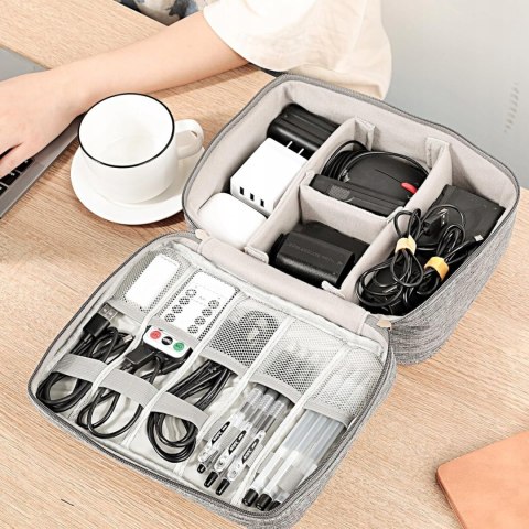 AiQInu Uniwersalna torba na kable 2-warstwowa wodoszczelna regulowana