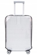 Aomiduo 2 sztuki przezroczystych pokrowców na walizkę z PCW 80 cm 30"