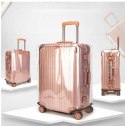 Aomiduo 2 sztuki przezroczystych pokrowców na walizkę z PCW 80 cm 30"