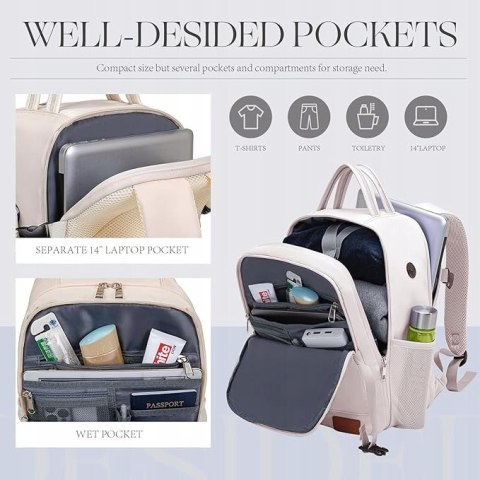 BAGAŻ PODRĘCZNY LOSSGA PLECAK KABINOWY 40x20x25 SAMOLOTOWY RYANAIR BIAŁY