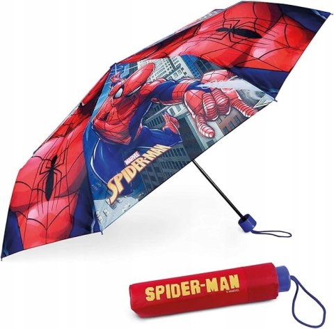 BONNYCO Parasol dziecięcy Spiderman Kompaktowy o Wzmocnionej Konstrukcji