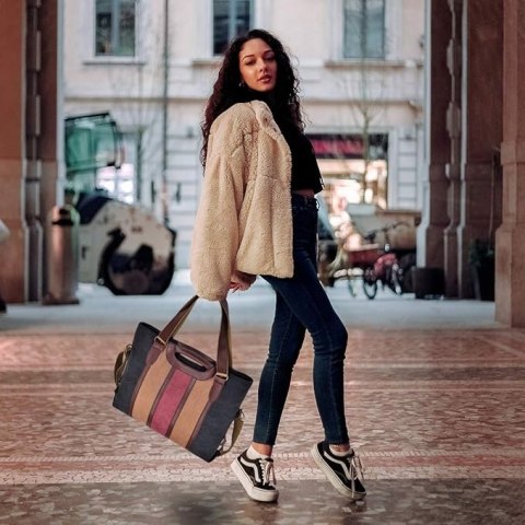 CHEREEKI TOREBKA DAMSKA DUŻA POJEMNA TORBA SHOPPER NA RAMIĘ SHOPPERKA