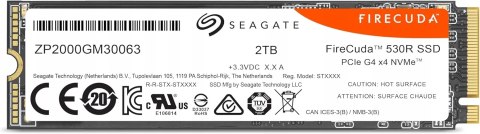 Dysk SSD Seagate FireCuda 530R 2TB M.2 2280 PCI-E Gen4 NVMe (ZP2000GM30063)
