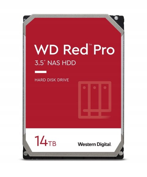 Dysk twardy HDD Western Digital Red Pro WD141KFGX 14TB SATA III 3,5"