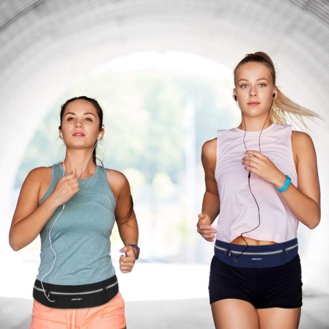 HAISSKY saszetka biodrowa do biegania na telefon 1972 niebieski