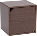 Iris Ohyama drewniana szafka z drzwiczkami QR-34D - Brązowy