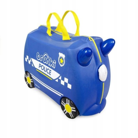 JEŻDŻĄCA WALIZKA DLA DZIECI RADIOWÓZ PERCY TRUNKI 80323 15 x 20 x 10 cm