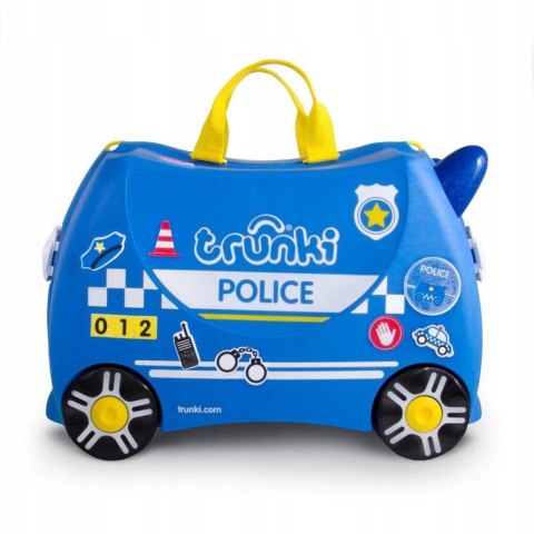 JEŻDŻĄCA WALIZKA DLA DZIECI RADIOWÓZ PERCY TRUNKI 80323 15 x 20 x 10 cm