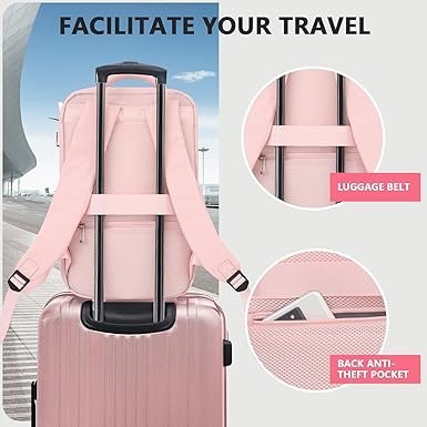 KIRFEIHT PLECAK PODRĘCZNY KABINOWY RYANAIR 20L 40x20x25cm RÓŻOWY