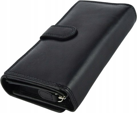 LAURA BIAGIOTTI Portfel Damski Skórzany Pojemny z Pudełkiem