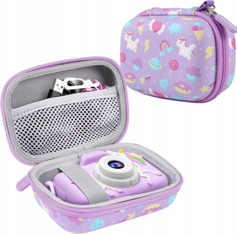 Leayjeen Etui Pokrowiec na Aparaty Cyfrowe różowy