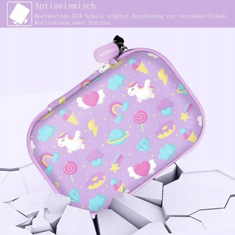 Leayjeen Etui Pokrowiec na Aparaty Cyfrowe różowy