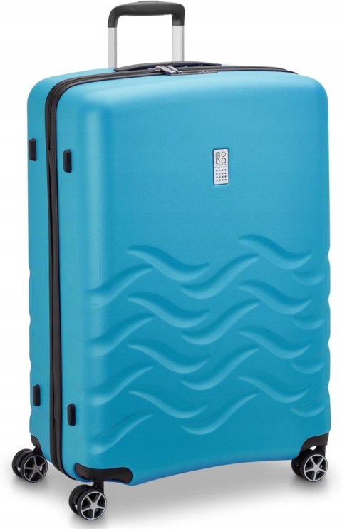 MODO BY RV RONCATO Shine duża walizka 77 x 52 x 31cm niebieski