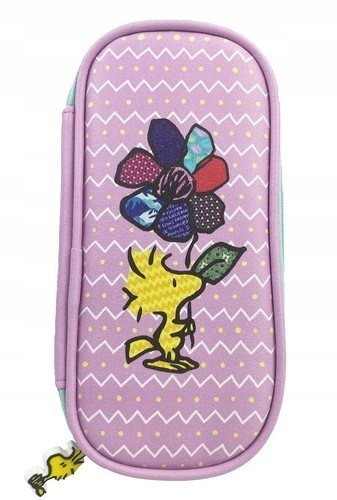 Piórnik saszetka na przybory Snoopy różowy