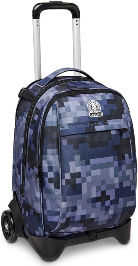 Plecak turystyczny Invicta NEW TECH FANTASY 3W1 20-40 l niebieski