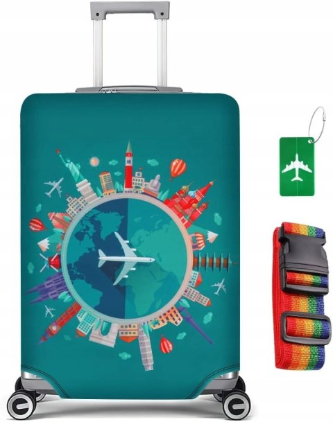 Pokrowiec Flintronic 57 x 38 x 25 cm zielony