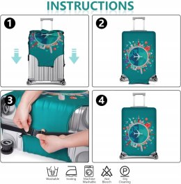 Pokrowiec Flintronic 57 x 38 x 25 cm zielony