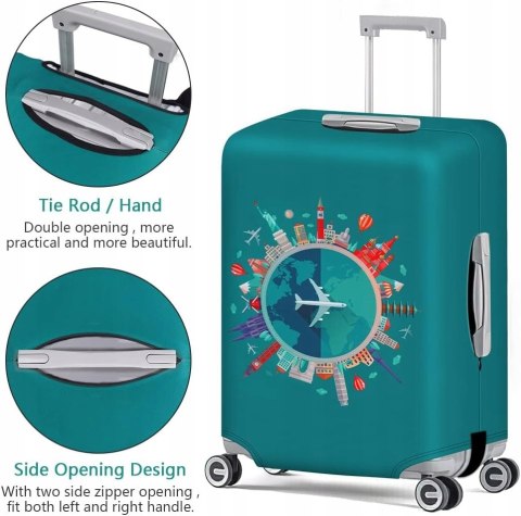 Pokrowiec Flintronic 57 x 38 x 25 cm zielony