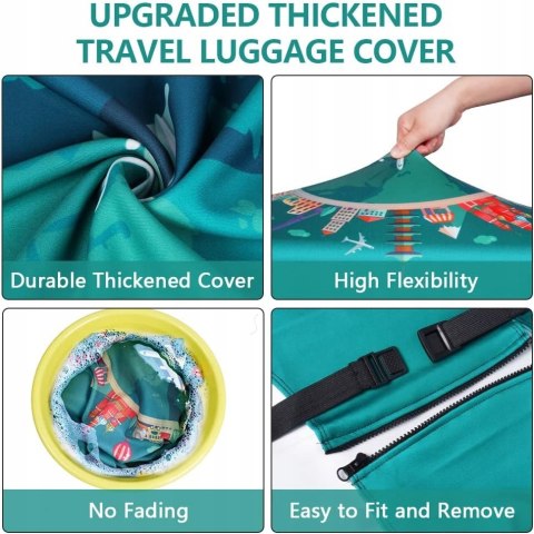 Pokrowiec Flintronic 57 x 38 x 25 cm zielony