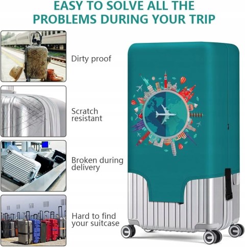 Pokrowiec Flintronic 57 x 38 x 25 cm zielony