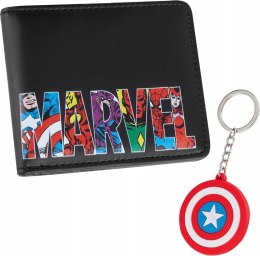 Portfel na karty płatnicze Marvel Kapitan Ameryka zestaw upominkowy