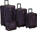 Rockland 4-częściowy zestaw walizek miękkich F109-BLACKICON